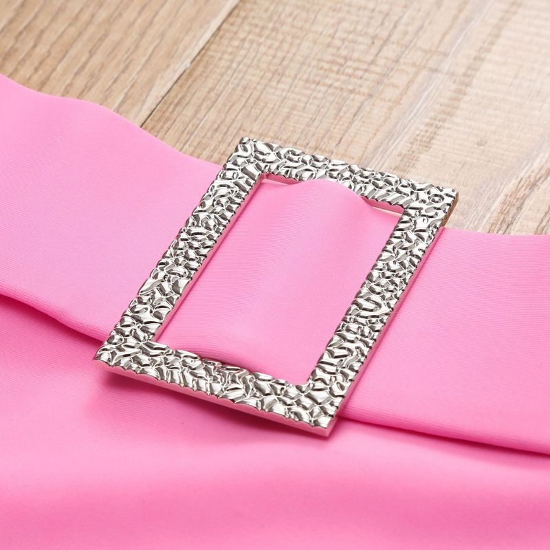 Women's Clothing Pure Color High Waist Sexy Diamond Bikini_voghion.com