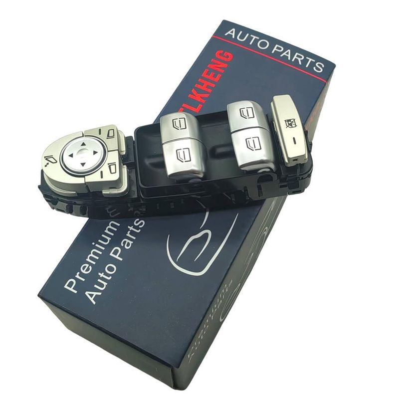 Power Window Switch Black Compatible With Mercede-Benz C300 GLC300 C43 2015-2018 A2059056811_voghion.com