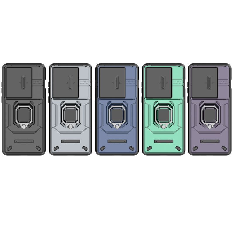 Suitable for oneplus12 battle bear window mobile phone case, one plus 12R two-in-one anti-drop bracket protective case_voghion.com