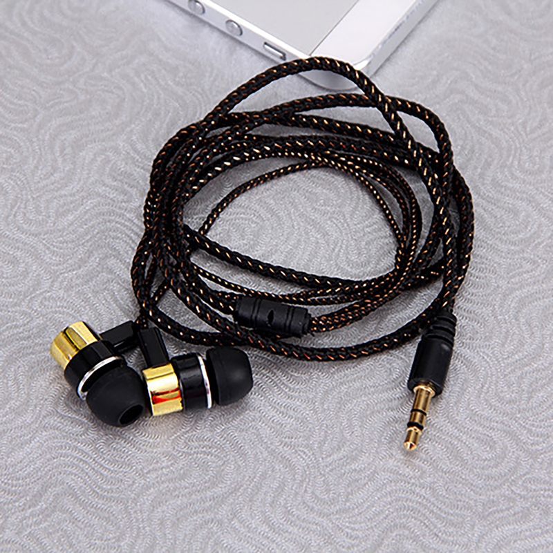 Wired High Fidelity Noise Cancelling Lightweight 3.5mm Stereo Sports In-ear Gaming Earbud for Running_voghion.com