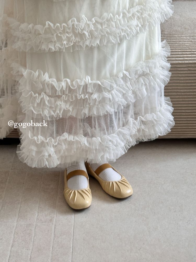 Lancui Ballet Girl ~ Style Flacher Mund Eierrolle Einzelschuh für Damen Ultraweiche Sohle Vielseitiger flacher Pendler-Mary-Jane_voghion.com