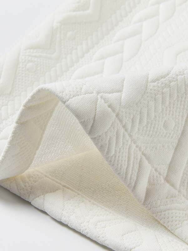 Herrenbekleidung Modetrend Freizeit Sport Strickmuster Kurzarm Zweiteiliger Anzug_voghion.com