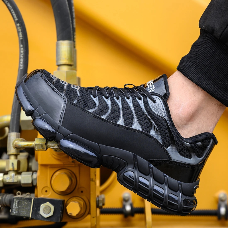 Mannen Vrouwen Veiligheid Anti-smash Anti-lek Ademend Lichtgewicht Werk Sneakers Onverwoestbare Schoenen Laarzen_voghion.com