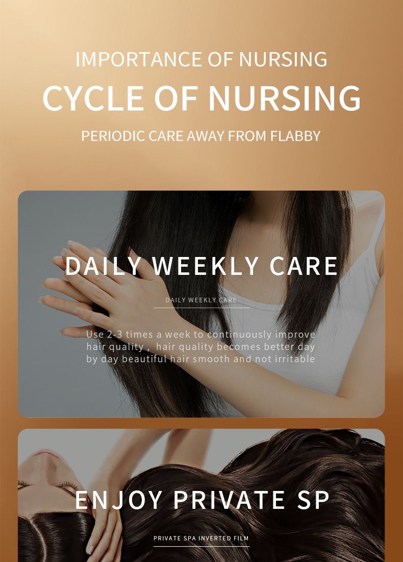 Maschera completa allo zenzero inglese 500 g SADOER Idratante e lisciante per capelli Trasmissione in diretta_voghion.com