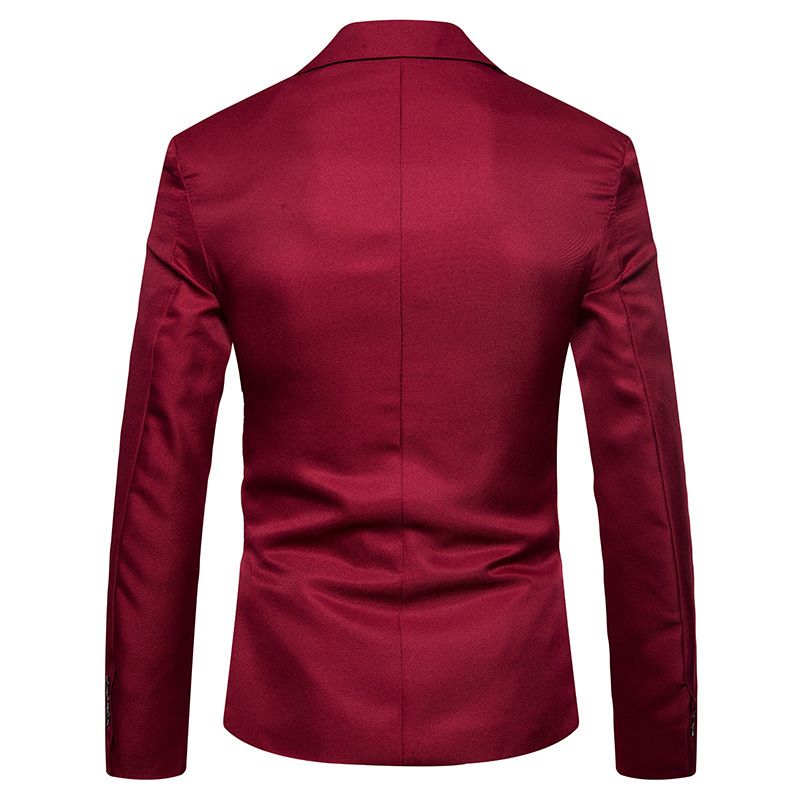 Abito professionale da uomo slim fit oversize primavera e autunno 2019, top monopezzo, abito con un bottone_voghion.com