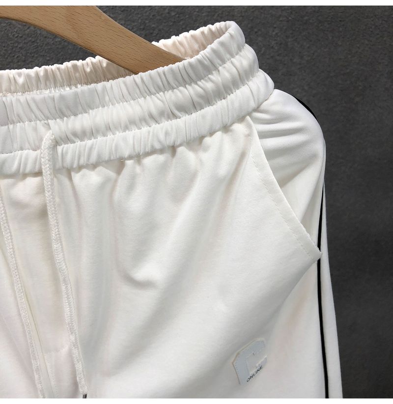 Herrenbekleidung Kordelzug Slim Fit Hose Frühling und Herbst Elastische Taille Stretch Sport Casual Hose_voghion.com
