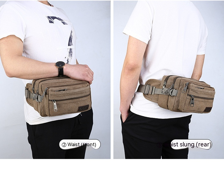 Neue Outdoor-Mode Sport Taille Tasche Multi-Use männer Atmungsaktive Leinwand Taille Tasche Radfahren Taktik männer Taille Tasche handy Tasche_voghion.com