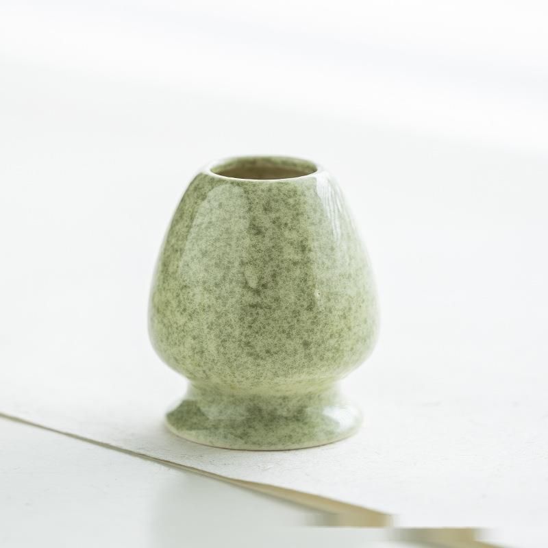 Ceramic Japanese Matcha Set With Bamboo Whisk, Hundred Books Stand, Song Dynasty Tea Ceremony Gift Box_voghion.com