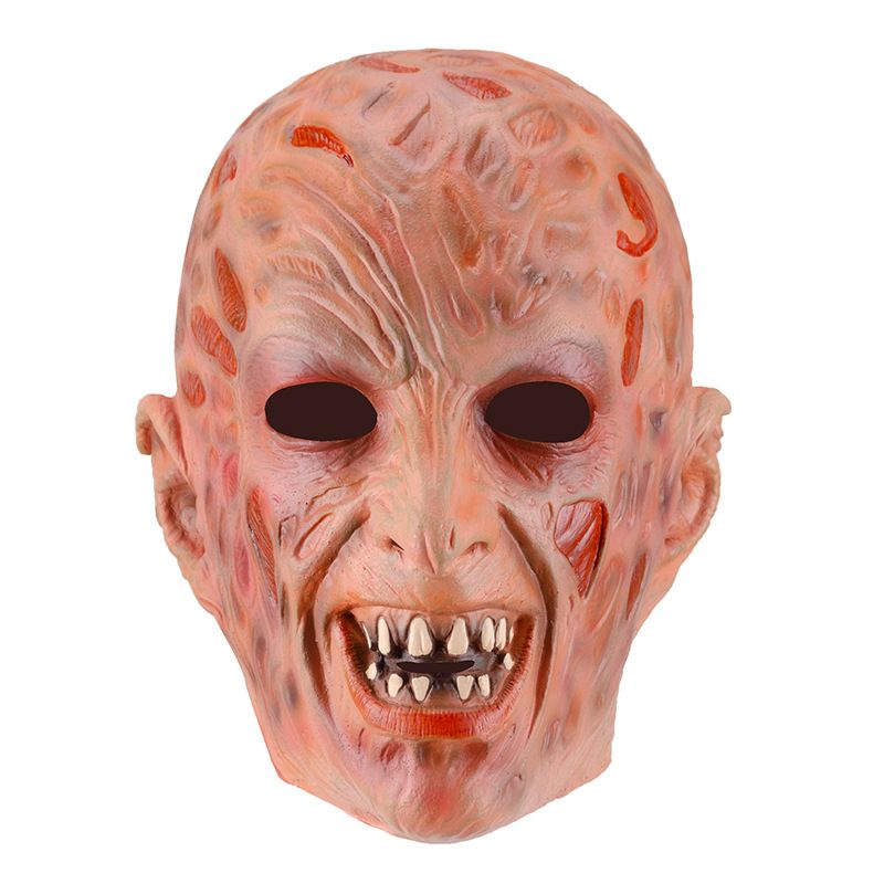 Halloween Mask Latex Hood Freddy Same Mask Gloves Hat Bar Prom Cos Cosplay_voghion.com