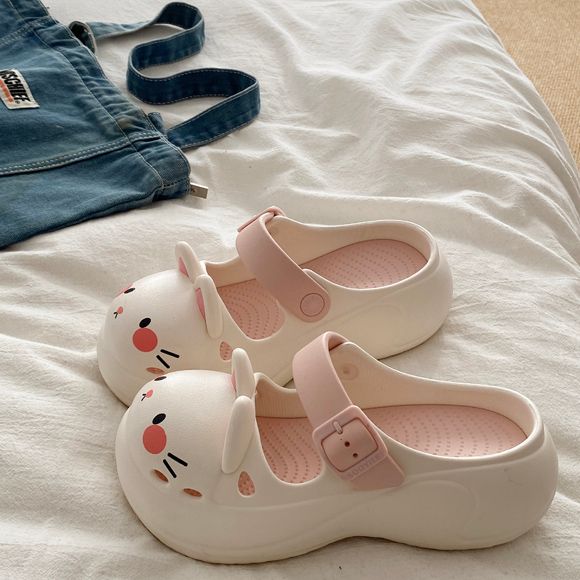 EVA Anti-Rutsch Sommer Höhle Schuhe süße weiche Unterseite Urlaub Strand Mantel Hausschuhe_voghion.com