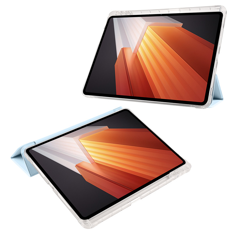 Coque für Vivo Pad 2 Hülle 12,1 Zoll Hülle mit Stifthalter Tablet Funda für Vivo Pad 2 2023 Hülle PU Leder dreifach gefaltete Hülle Stift_voghion.com