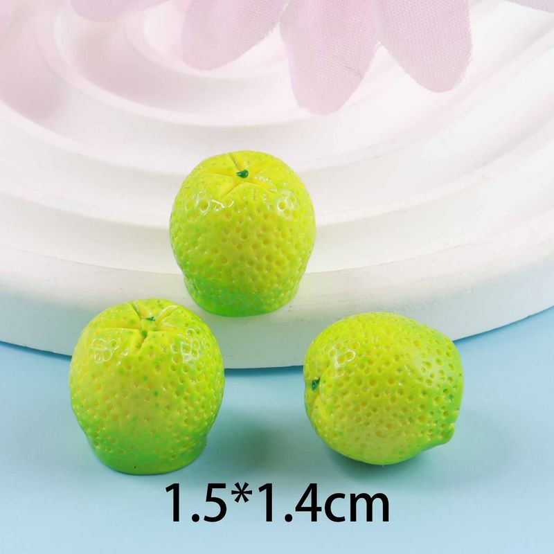 3D Obst Orange DIY Schmuck Kreative Ohrringe Schlüsselanhänger Handarbeit Material Telefon Fall Zubehör_voghion.com