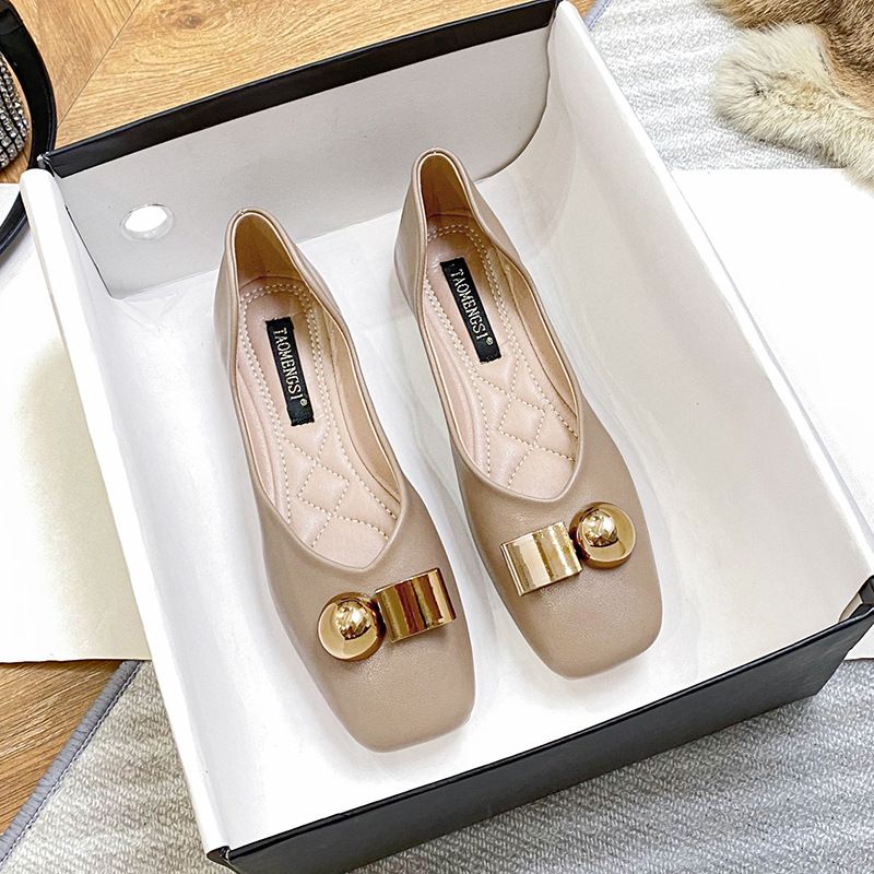 562 Huidong Yixin Da 2025 Spring New Women's Soft Sole Comfortable Flat French Style Stunning Single Shoes_voghion.com