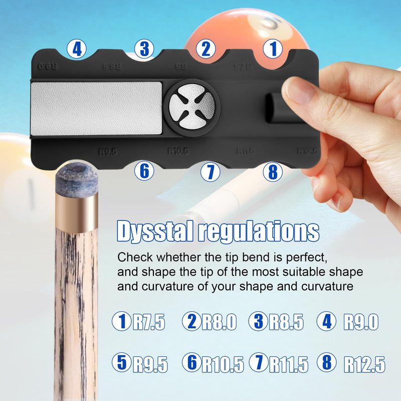 Billard Billardqueu-Spëtz Reparaturinstrument Billardqueu-Spëtz Multifunktions-Reparaturinstrument_voghion.com