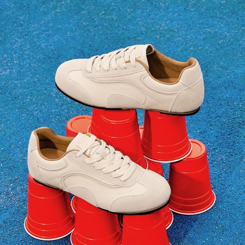 () Internet Celebrity With Toomanshoes Left Bank Coffee Sports And Leisure Forrest Gump Shoes Flat Bottom German_voghion.com