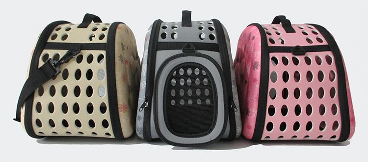 EVA Foldable Breathable Cat Dog Bag Portable Crossbody Shoulder Pet Backpack Factory_voghion.com