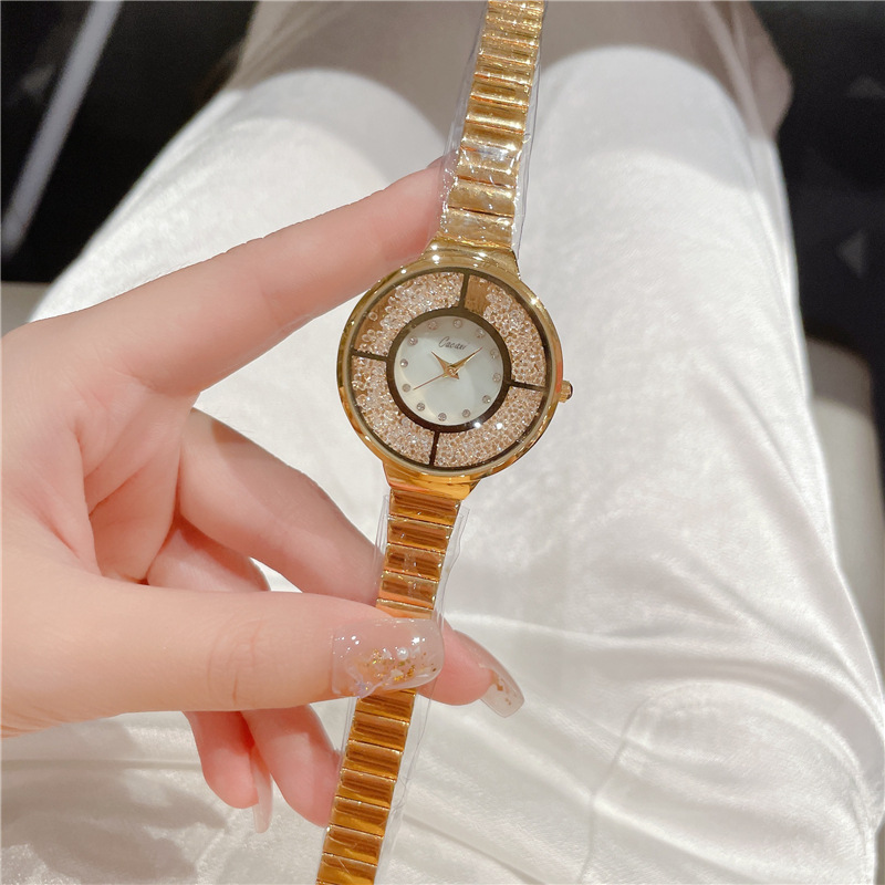Cacaxi French quicksand design ladies watch quartz watch _voghion.com