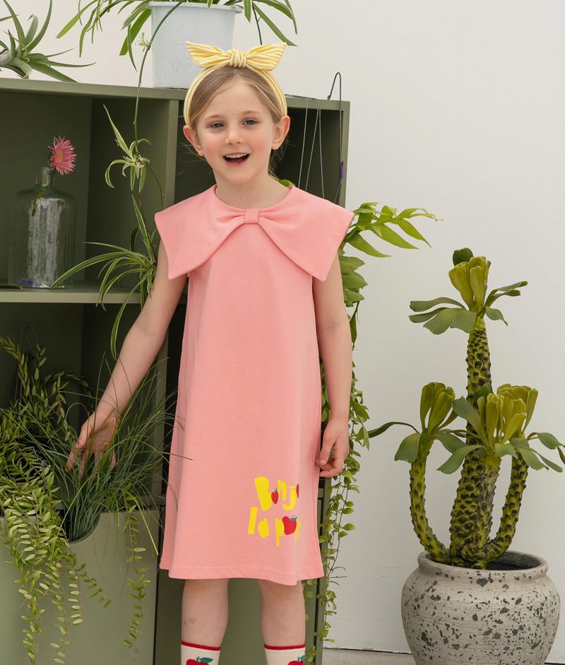 Vêtements pour enfants Été Nouvelle MLS Tendance Manches Courtes Mince Enfants Demi-Manches Filles Décontracté Dessin Animé Robe_voghion.com