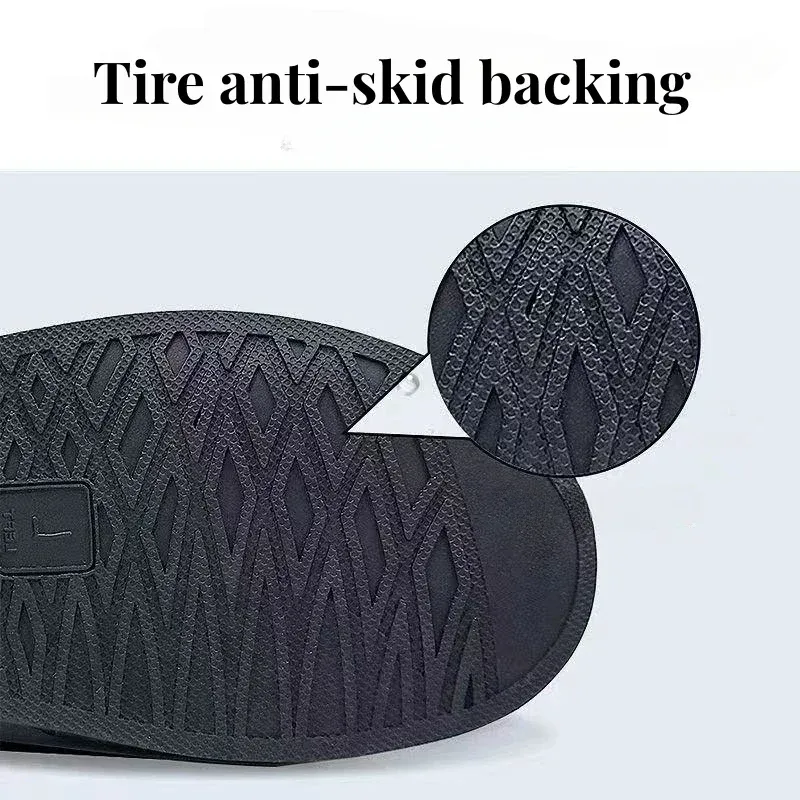 Copriscarpe antipioggia riciclabile Copriscarpe antiscivolo Copriscarpe unisex per bicicletta Copriscarpe protettivo per pioggia e neve_voghion.com