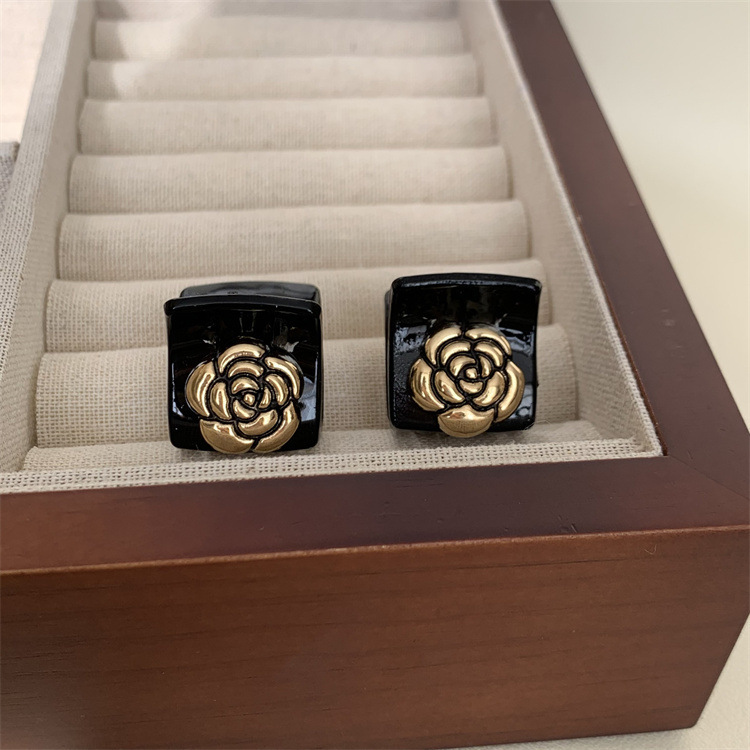 Clip per tromba camelia retrò francese, clip per capelli principessa femminile, mini clip per frangia, clip laterale, forcina per squalo_voghion.com