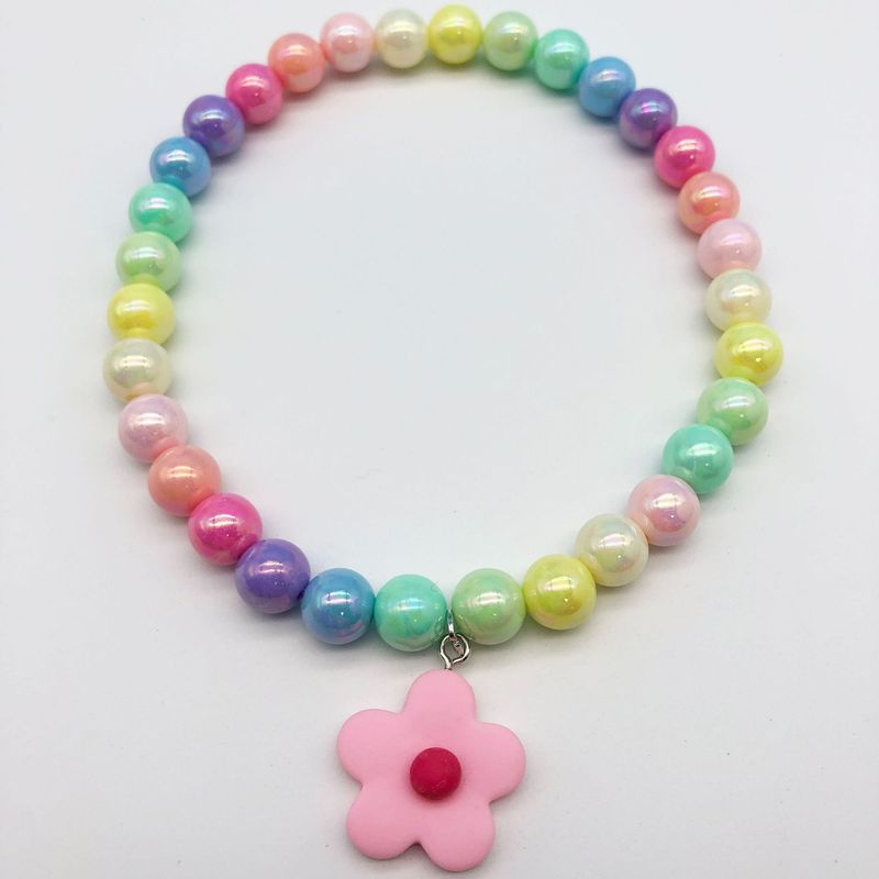 Fornitura diretta dalla fabbrica Collana con fiore per animali domestici, collare arcobaleno, accessori per gatti e cani di piccola taglia_voghion.com