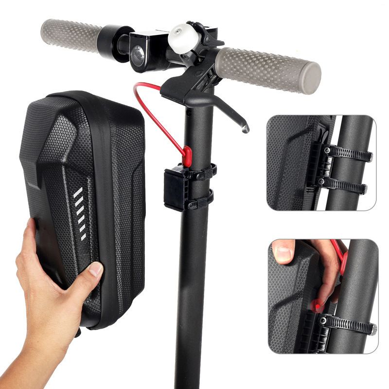Elektrikli Scooter Bisiklet İlk Paket Katlanır Bisiklet Hızlı Çıkarılabilir Çanta Eva Sert Kabuk Ön Çanta_voghion.com