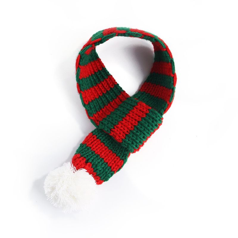 Pet Cat Dog Hat Headwear Scarf Cape Transformation Costume New Year Cloak Christmas Outfit_voghion.com