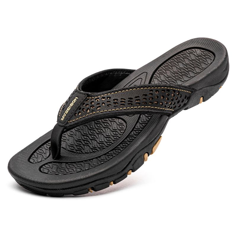 Men's summer sandals, oversized trendy outdoor beach shoes, men's flip flops_voghion.com