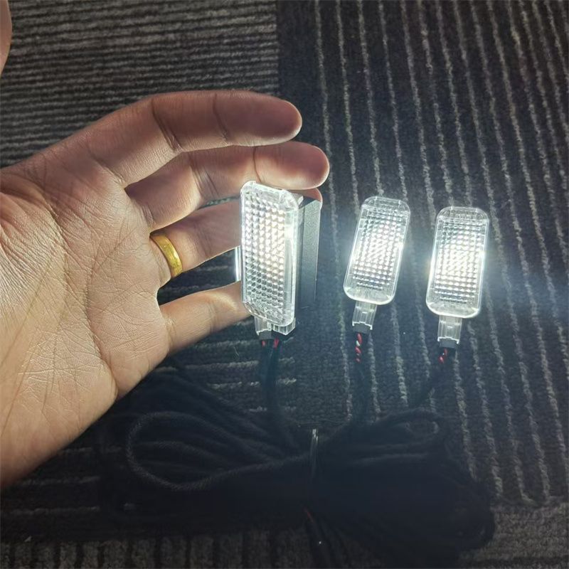 Car Interior Foot Space Lamp LED Footwell Light Cable For Passat B6 B7 Golf 5 6 SEAT Toledo Leon A3 A4 A5 A6 A8 Q3 Q5 Q7_voghion.com