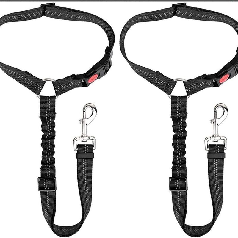 Pet Round Ring Safety Belt Socket Fixed Car Harness_voghion.com