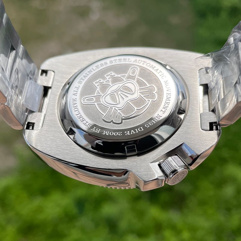 Nova chegada steeldive sd1974l relógio de mergulho mecânico safira cristal nh35 movt suíço luminoso 200m à prova dwaterproof água moda_voghion.com