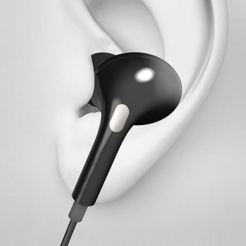 Univerzální kabelový hudební subwoofer do uší Sluchátka do uší s mikrofonem pro telefon_voghion.com