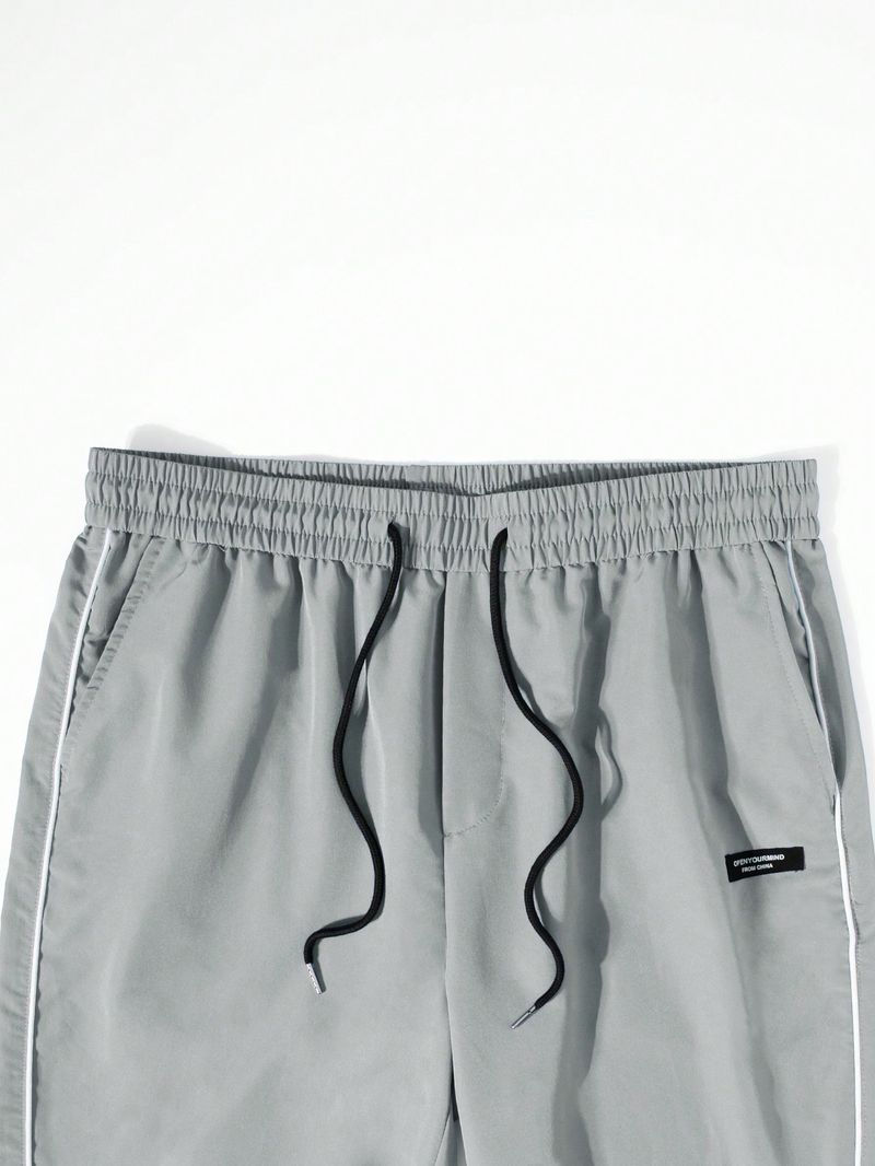 Men’s Casual Pants – Retro Loose Fit With Cosmic Embroidery, Drawstring Waist (S-XXL, 5 Colors) – Lightweight & Breathable For Summer_voghion.com