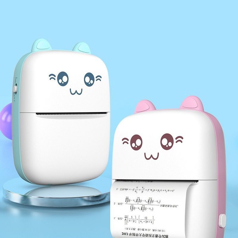 Error Correction Printer Adhesive Label Thermal Meow Machine Children Student Gift Photo Wireless Portable_voghion.com