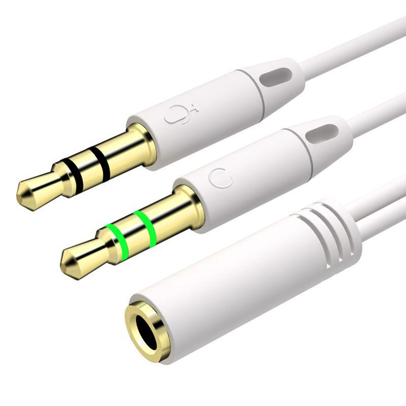Répartiteur de casque adaptateur pour écouteurs Audio 3,5 mm femelle vers 2 mâle Jack câble auxiliaire_voghion.com