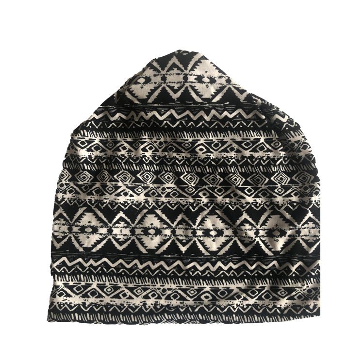 Baotou – écharpe à motif numérique, série de Style ethnique, impression de noix de cajou, trois usages, Hip Hop, chapeau empilable pour femmes enceintes_voghion.com