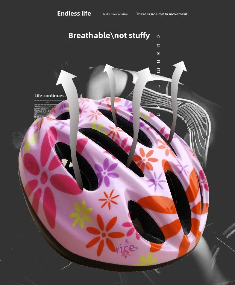 Grenzüberschreitender nicht integrierter Kinderfahrradhelm Rollschuhhelm Outdoor-Reitausrüstung Elektroautohelm Spot_voghion.com
