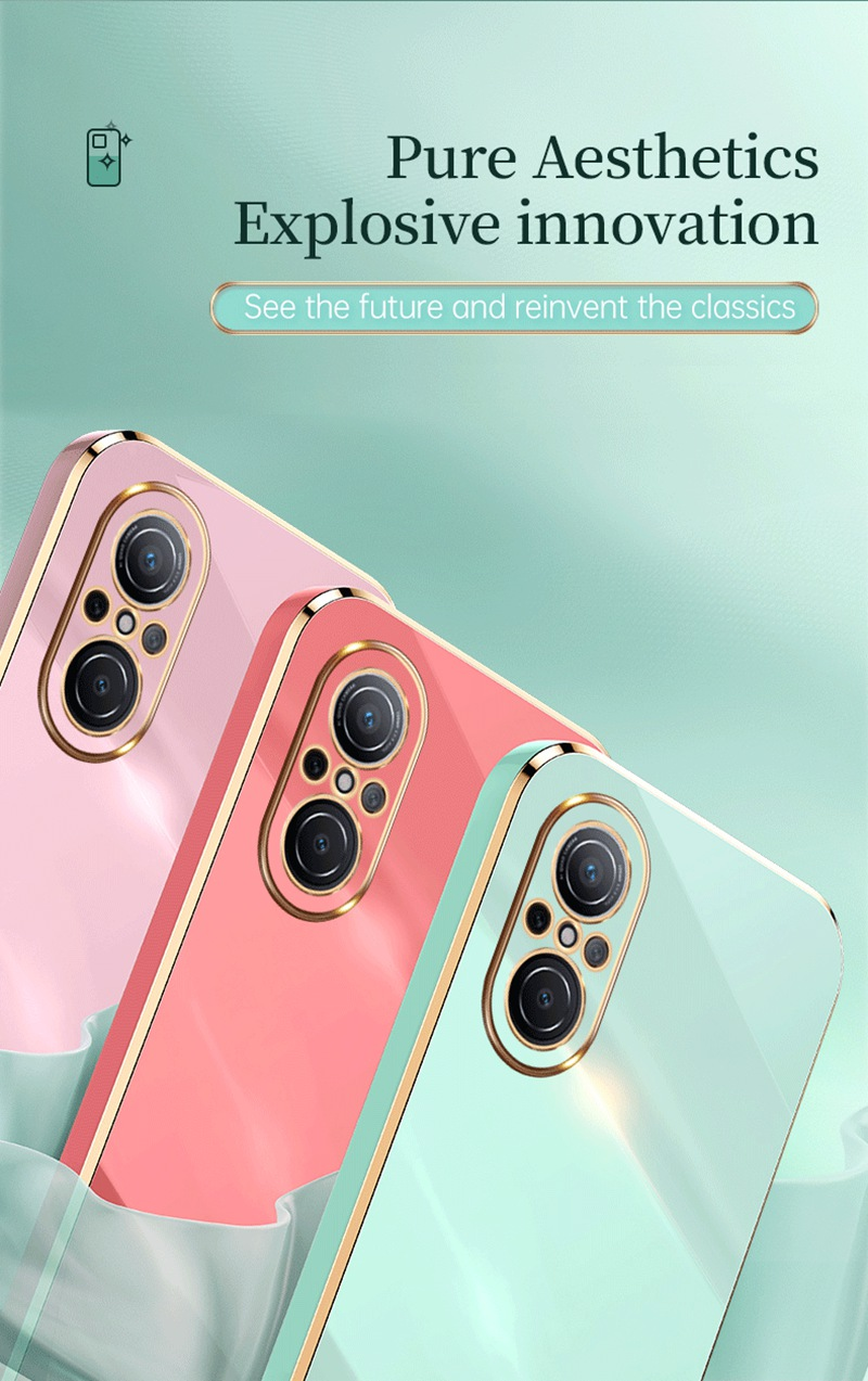 Θήκη σιλικόνης με επένδυση για Honor 50 10 Lite 60 70 Pro Plus, μαλακή θήκη τηλεφώνου TPU για Huawei Nova 8 9 Pro 9_voghion.com