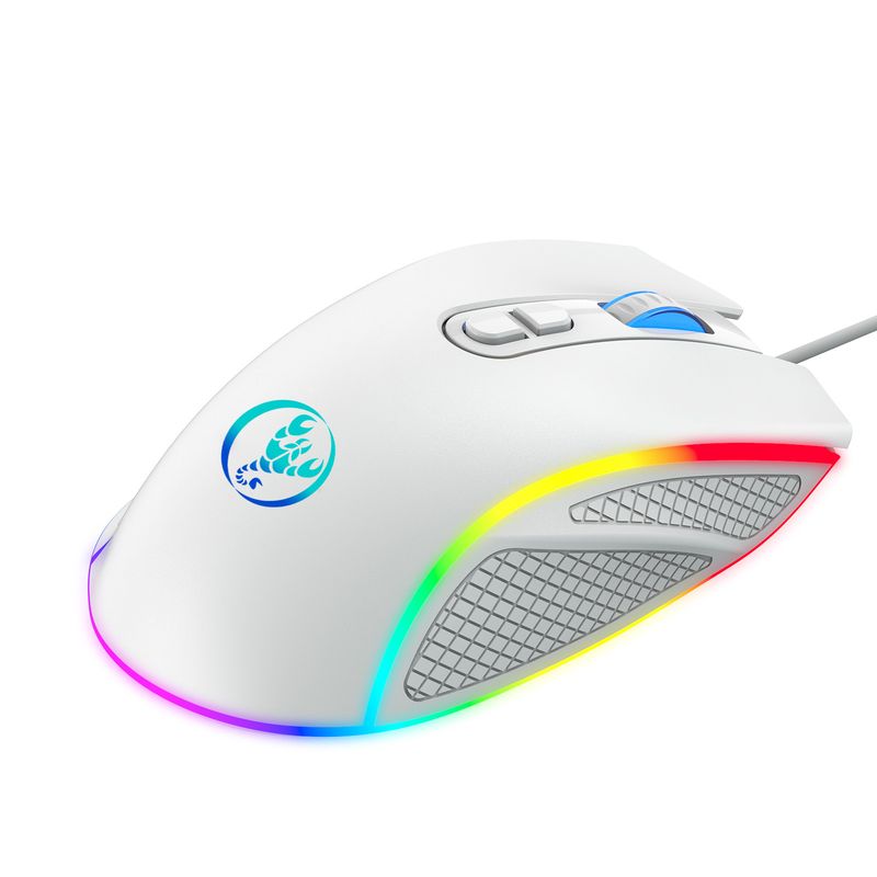 New Esports Cable RGB Game 12800DPI Gaming Mouse 8-Key Macro Programming_voghion.com