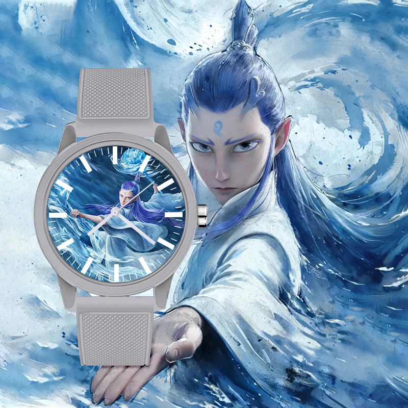 Men's Watches Magic Child Peripheral Nezha Student Quartz Watch Magic Pill Same Style Silent Lifestyle Leisure Children's Precision Watch_voghion.com