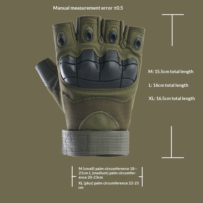 QFV50704555550<== Tactical Gloves Men Blackhawk Full Military Enthusiast Outdoor Hiking Training Fitness Cycling Half Finger_voghion.com