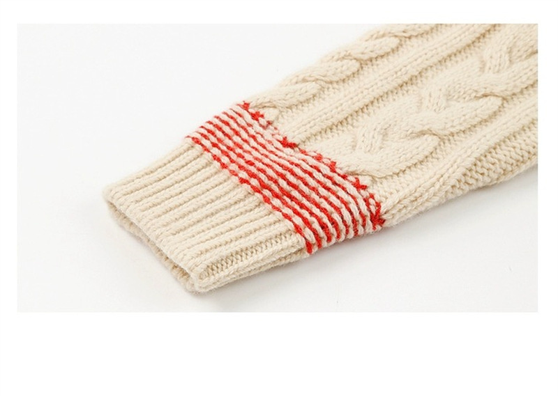 Schulterfreier Pullover mit einreihigem Kragen für Damen, locker sitzender, langärmliger Strickpullover für Herbst und Winter, neu_voghion.com