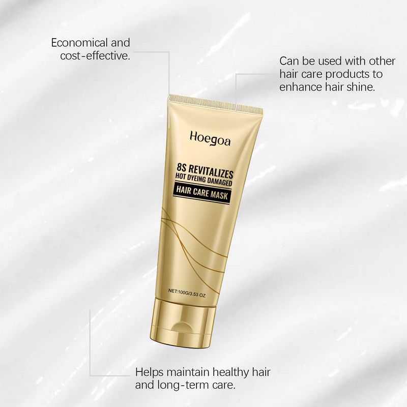 Maschera per capelli Hoegoa Fluffy Smooth Refreshing Nourishing Non-grassa, leggera e lucente_voghion.com