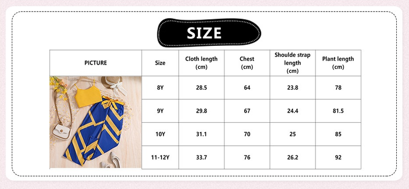 Summer New Children's Wear Sling Top Fashion Printed Pants Girl's Set_voghion.com