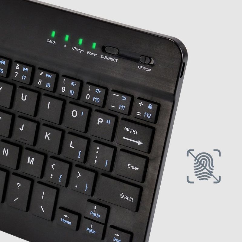 Farfi Portable Ultra-thin Wireless Bluetooth-compatible Keyboard Keypad For IPad Phone Tablet_voghion.com