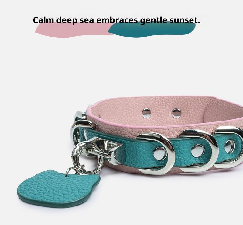 LuvBox National Style Retro Sexy SM Adult Products Leash Female Lead Props Puppy Engraving Choker Neck Collar_voghion.com