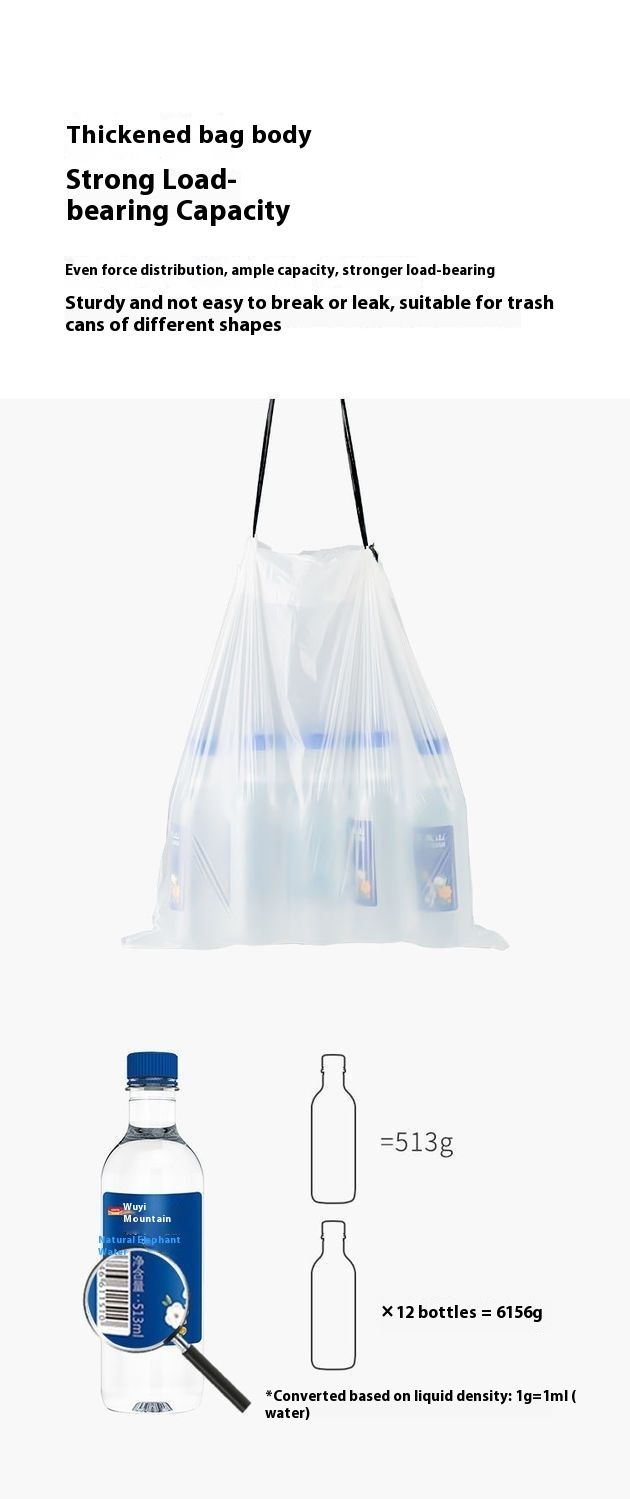 Glad ForceFlex Drawstring Trash Bags - Extra Thick 45x45cm, Tear-Resistant For Home & Dorm
_voghion.com