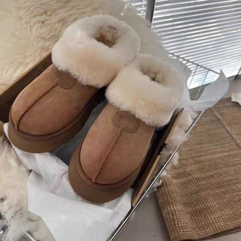Ultra mini snow winter Australia platform classic ankle boots soft comfortable sheepskin tazz chesut sand mustard seed_voghion.com