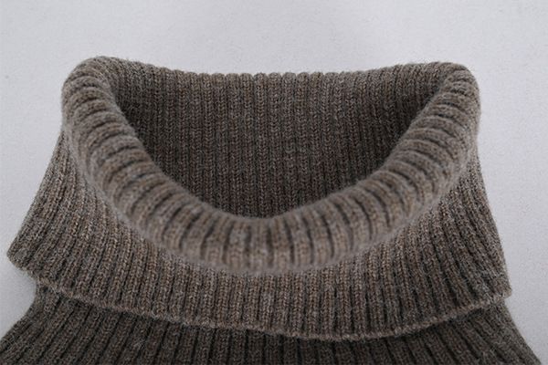 Men's High Neck Wool Sweater Slim Fit Long Sleeve Knit Pullover Casual Warm Winter Turtleneck Top_voghion.com