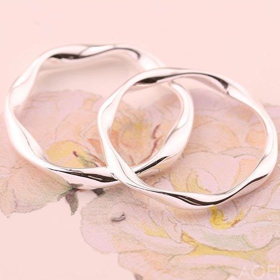 Mobius Pure Silver S999 Line New Versatile Simple Minimalist Style Index Finger Elegant Ring Plain Band_voghion.com